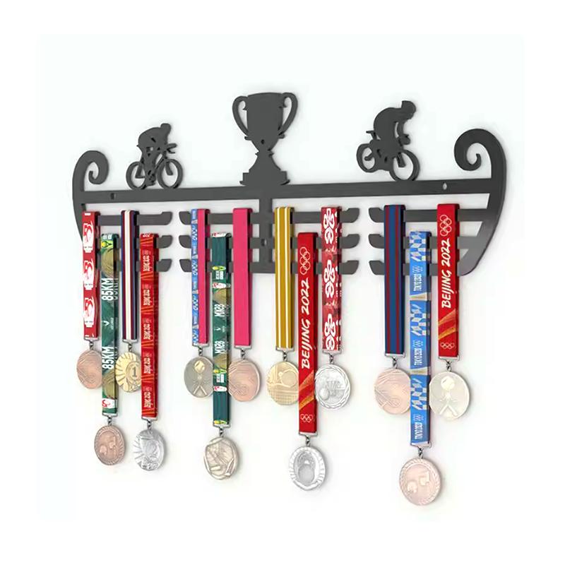 Medal Hanger Display Rack Wall Mounted Trophy Shelf Medals Display Hanger