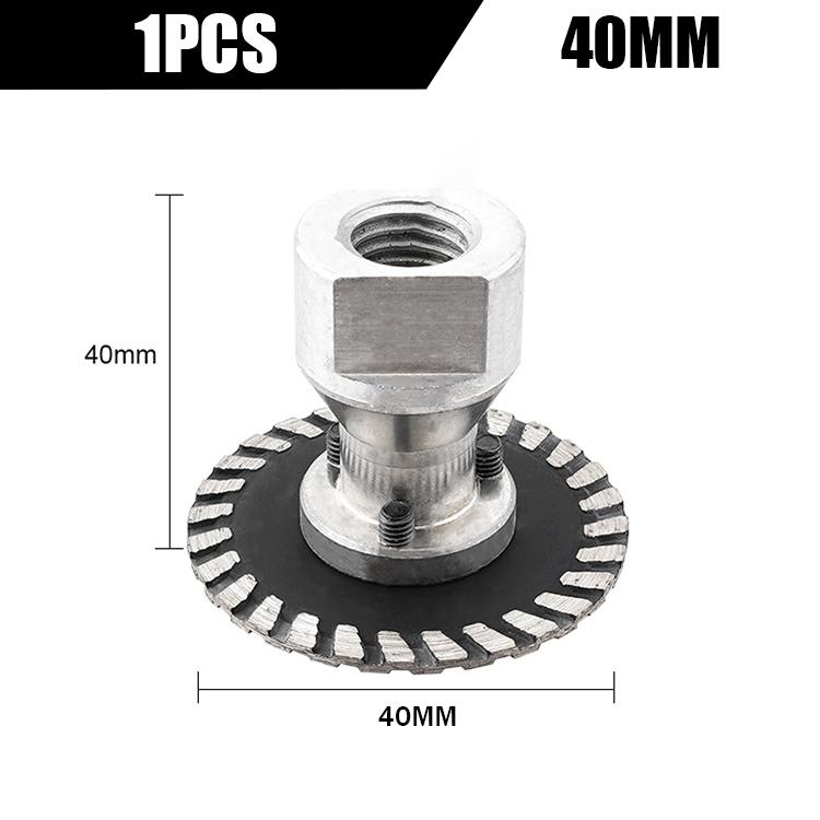 30/40/50mm Gravur Diamant Sägeblatt M14 Gewinde Mit Abnehmbarer Flansch Turbo Trennscheibe Für Granit Marmor Stein Schneidwerkzeug