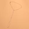 Light Luxury Round Rhinestone Bracelet For Women Simple Fine Bracelet Connet Finger Rings One-Piece Chains Jewelry Accessories