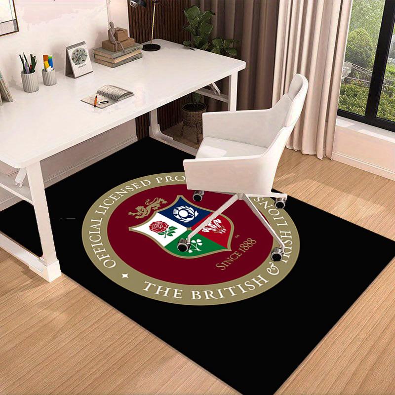 British & Irish Lions Area Rug Office rug, Chair Rug, Decor Carpet Livingroom bedroom Mat, Large Size Fan gifts Christmas gifts