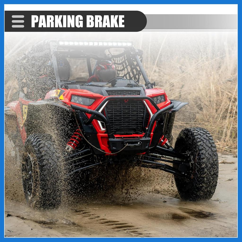Parking Brake, for Spring Parking Brake Thingy, for Polaris RZR 570 800 900 1000 Turbo Turbo S, Iron, Black Red Auto Accessories