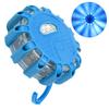 Luce di Segnalazione Rotonda a LED Luce di Avvertimento per Auto Magnete Forte Fascio Alto Lampeggiante Luci di Emergenza(blu)
