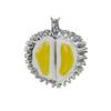 S925 Silver Avocado And Pomegranate Shaped Beads For Fruit Theme DIY Handmade Jewelry Craft Accessories