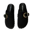 Threadbare Womens/Ladies Urbania Suede Flat Mules