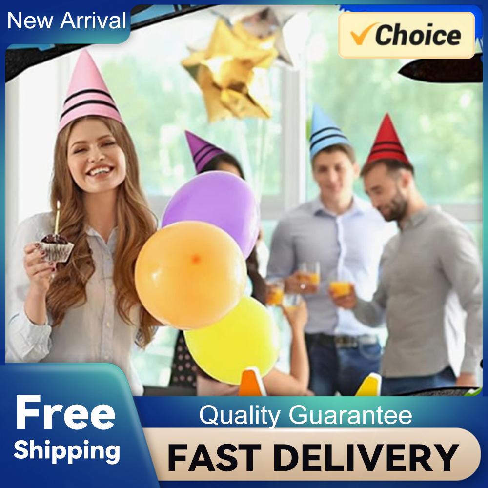

8 Pcs Conical Dwarf Cap Felt Fairy Dunce Witch Dwarf Cone Hat Crayon Hats for Adult Halloween Christmas Birthday Dress Party China Mainland