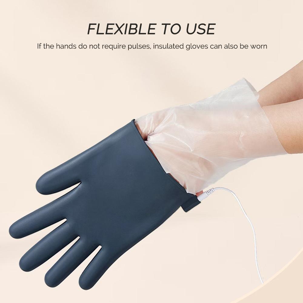 EMS Massage Gloves Electric Pulse Body Massager Microcurrent Muscle Stimulator Relieve Fatigue Muscle Relaxation Massage Gloves