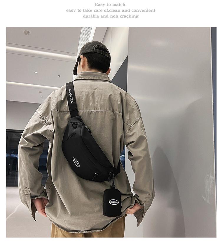 Men's Fashion Chest Bag & Women's Shoulder Crossbody: Niche Sports Casual Japanese-Inspired Backpack