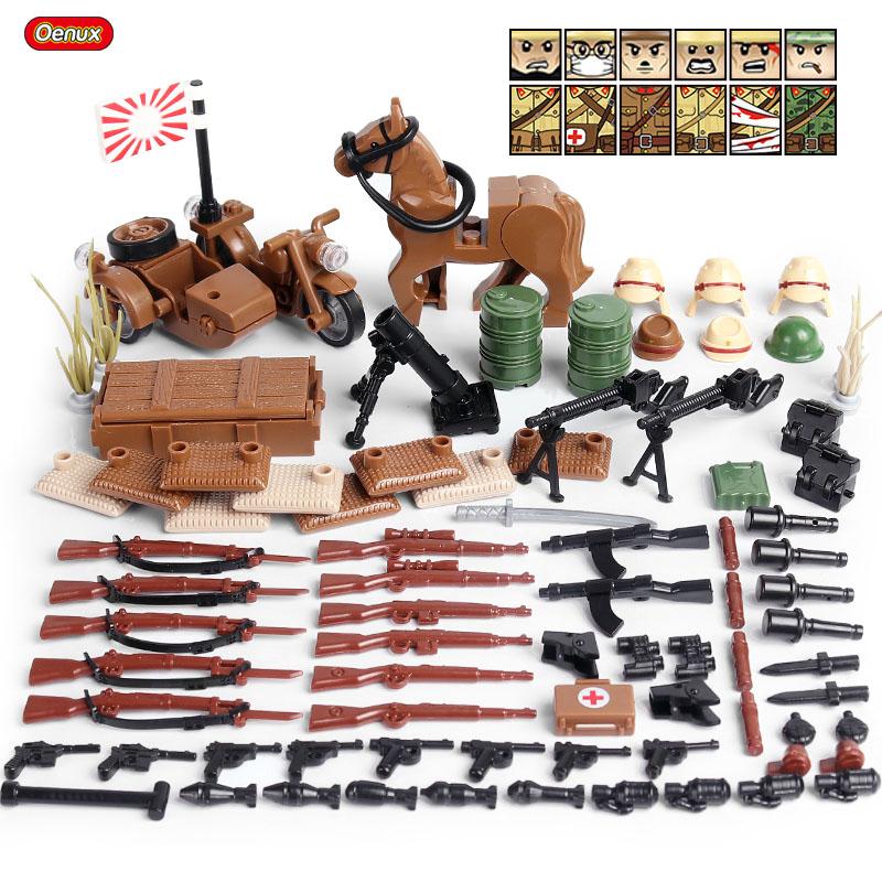 Nouvelles Mini Figurines de Soldats de l'Armée Russe Soviétique de la Seconde Guerre Mondiale Bloc de Construction Militaire Mini Le Bataille de Koursk Brique Bloc Militaire Jouet MOC