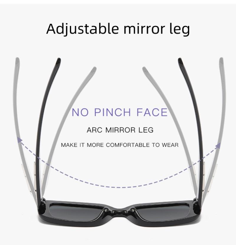 Fashion Retro Small Rectangular Punk Sunglasses For Women Vintage Square Summer Rectangle Sun Glasses UV400 Eyewear