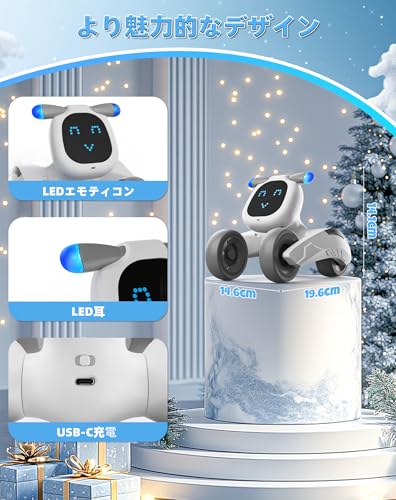 Popular Remote Control Robot Toy for Kids, Electronic Pet, Multifunctional Dog, Voice Controlled, Easy English Speaking, Programmable, Plays Music, LE