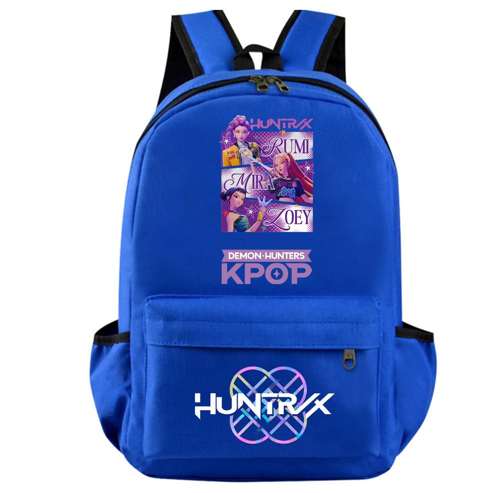 New Cartoon Kpop Demon Hunters Printed Backpack for Teenager Student Girl Boy Bookbag Schoolbag Women Large Capacity Travel Bag Kid Gift Rucksak