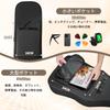 IBVIVIC Soft Guitar Case for Electric Guitars and 5mm Sponge Padded Soft Large 6 Easy to Shoulder or Black Basses, Easy-to-Use, Case, Capacity,