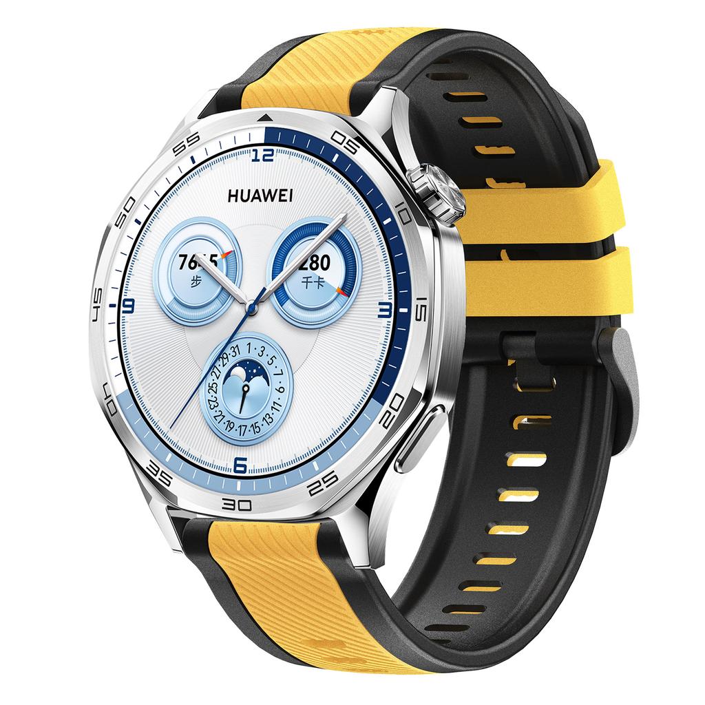 22-мм твіловий ремінець для годинника Huawei Watch GT 6/5/5 Pro/4 46 мм, двоколірний силіконовий ремінець, швидке зняття