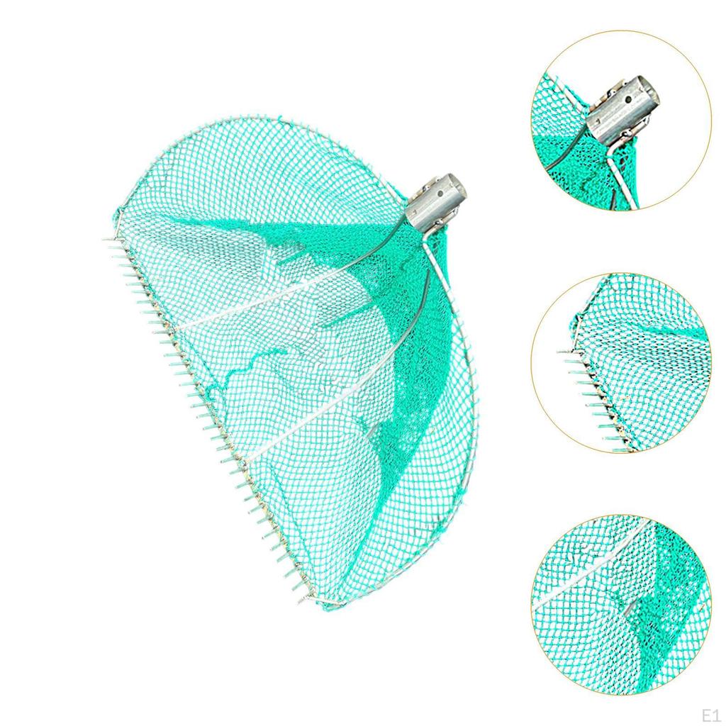 Muscheln Werkzeug Krallenrechen mit Korb Leicht zu tragen Leichter Metall Schiebenetz Strand für Draußen