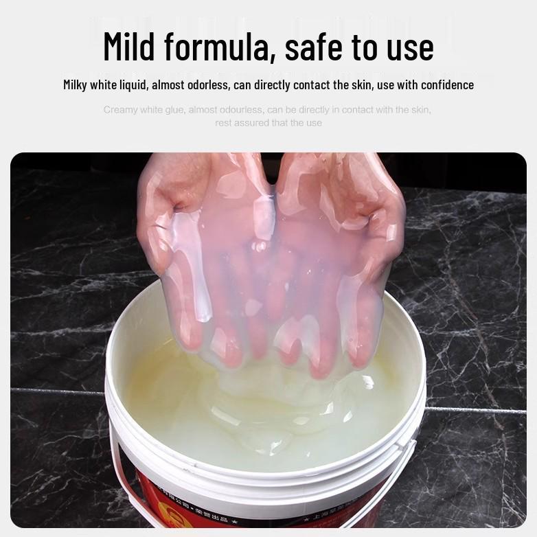 

Leakproof Transparent Waterproof Coating for Roofs, Walls, and Bathrooms 1KG (includes tools)