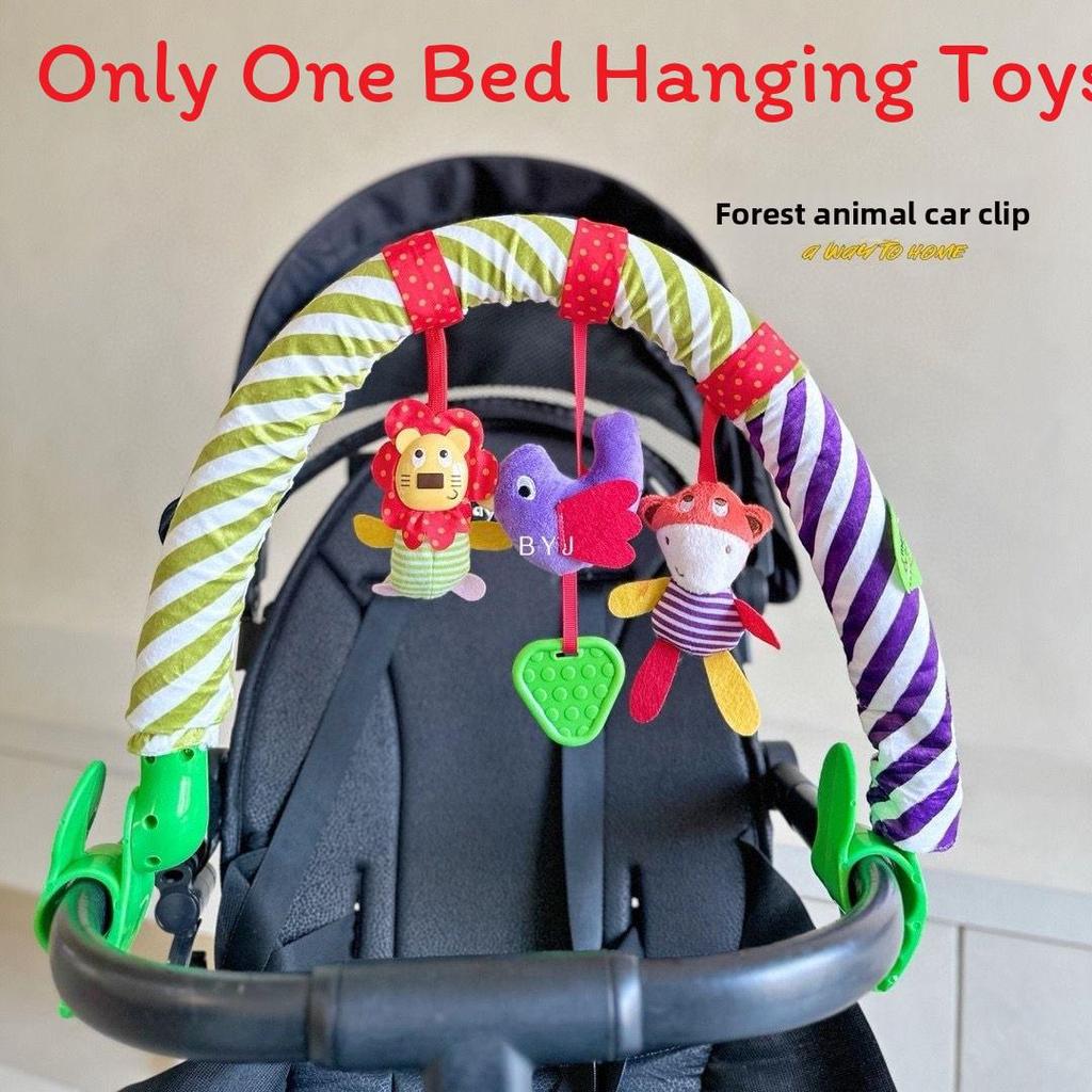 Baby Unicorn Teething Toy With Plush Material For Car Seat And Crib Decor