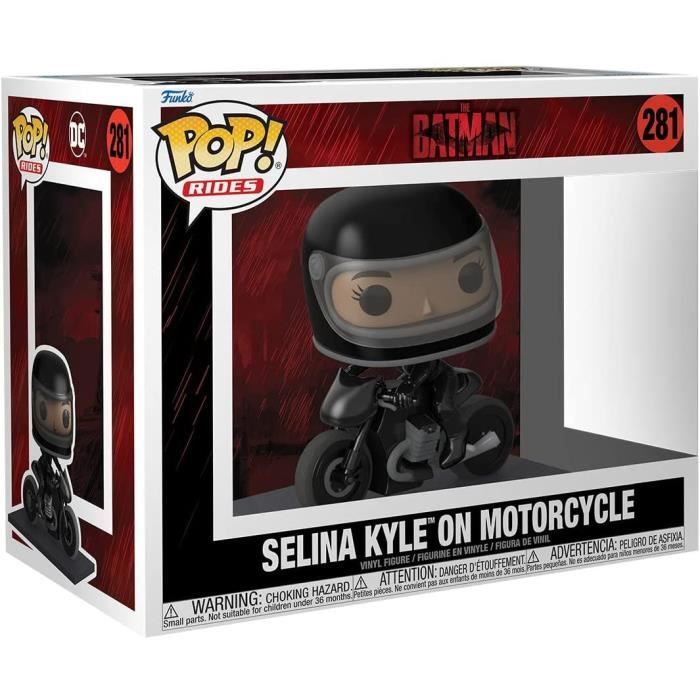 Funko Pop! Wrinkled: The Batman- Selina Kyle &; Motorcycle