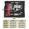 Custom S-Slipknoted Flannel Blankets Heavy Mental Band  Throw Blanket For Bed Sofa Couch 125*100Cm Quilt