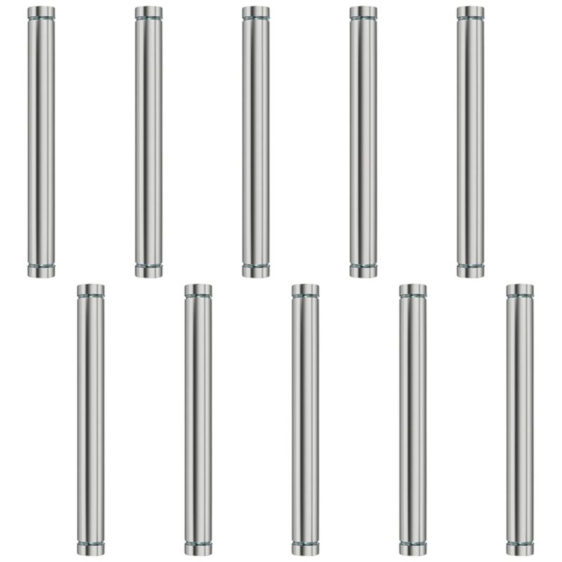 10Pcs Glass Fasteners Rustproof Decorative Nails Stainless Steel Advertising Standoffs Pin Nails Billboards Fixing Screws