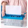 1pc Easy-to-Use Manual Paper Shredder for Sheets,Space-Saving Cross-Cut Design, Non-Slip Base,Ideal for Office,protable