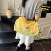Large capacity canvas tote bag women's casual light messenger bag sports backpack versatile commuter shoulder bag women