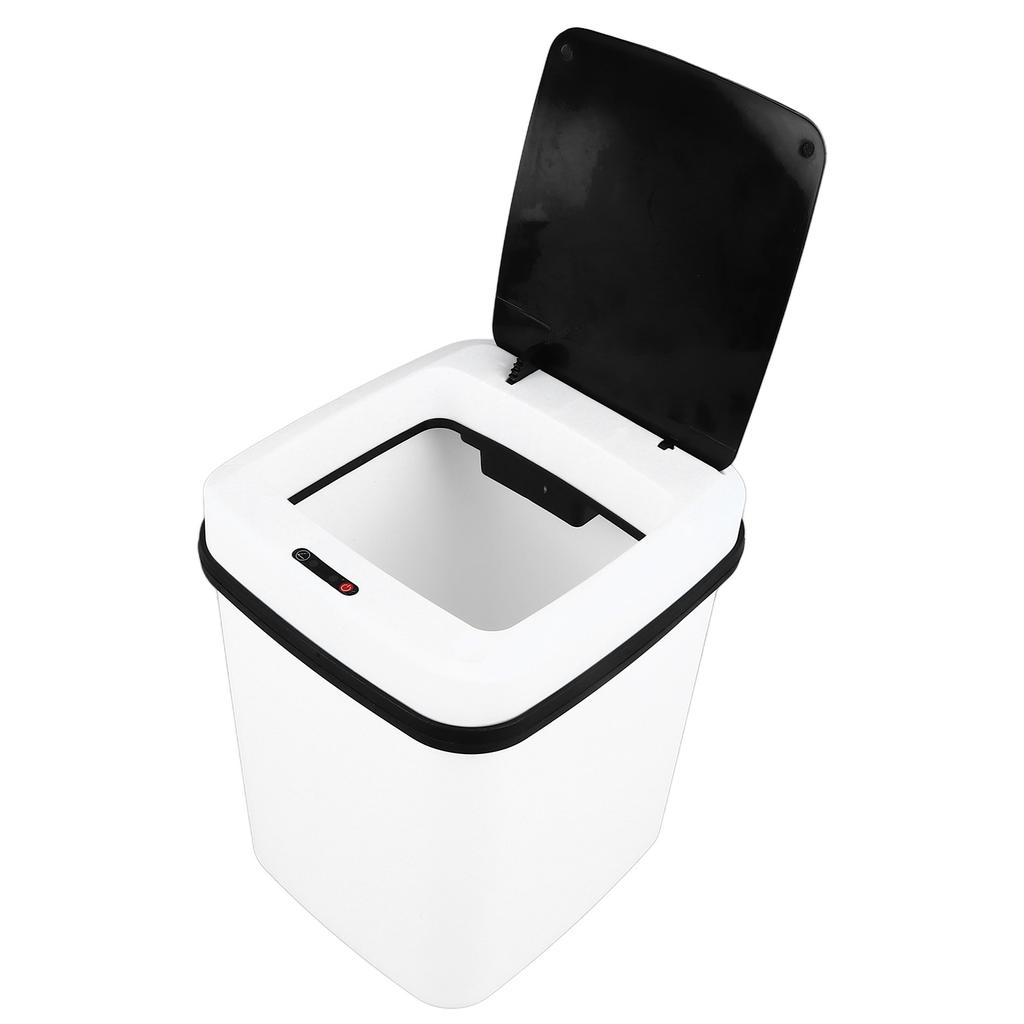 Smart Trash Can Large Capacity LED Light Automatic Motion Sensor Waste Bin with Button for Home Use