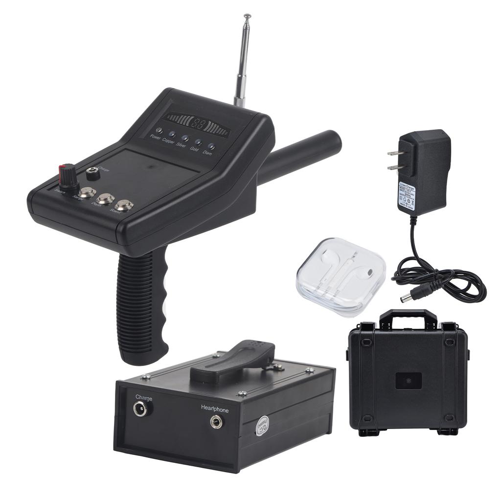 1000m Underground Metal Detector 15m Depth Outdoor Search Detector with Earphone for Silver Gold