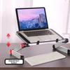 Foldable Aluminum Alloy Notebook Stand Adjustable Laptop Heighten Desktop Holder
