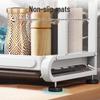Modern 2-Tier Carbon Steel Kitchen Countertop Drying Rack