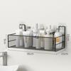 Toiletten-Badezimmer-Aufbewahrungsregal, Küchenkörbe, Bad, Toilette, Waschtisch, perforationsfreie Wandmontage, Organisation des Wand-Aufbewahrungsregals