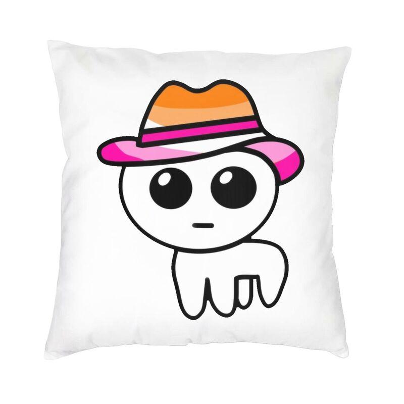 Tbh Creature Cushion Cover Two Side 3D Printing Autism Mascot Yippee Floor Pillow Case for Living Room Pillowcase Home Decor