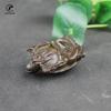 Retro Copper Chinese divination Turtle Statue Desk Ornament Vintage Tortoise Miniatures Figurines Home Decoration Accessories