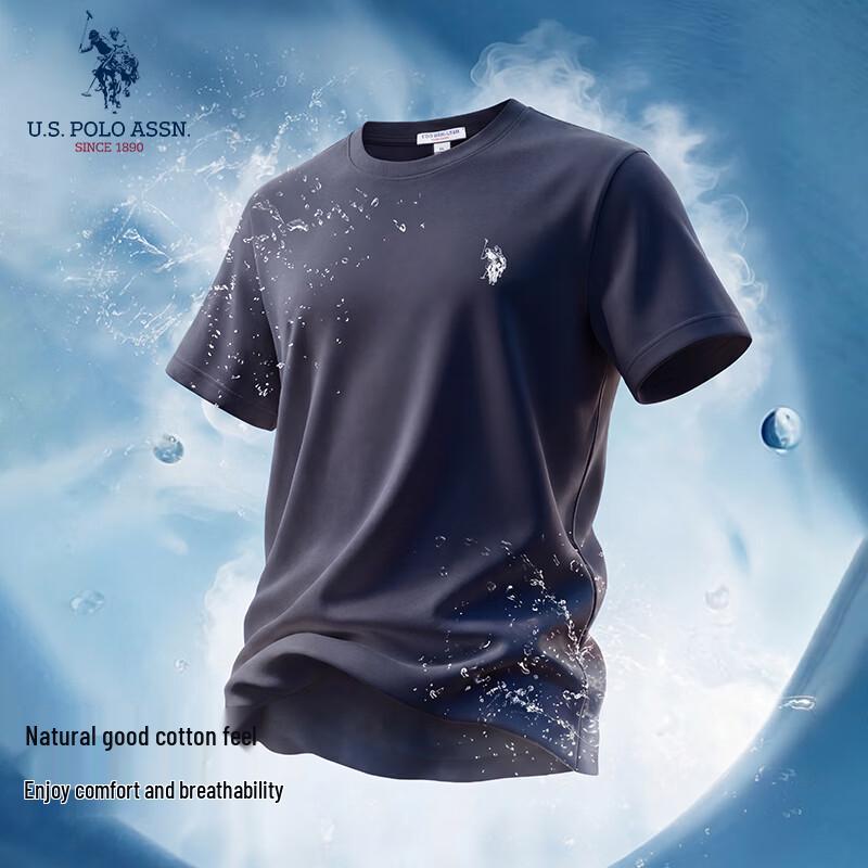 U.S. POLO ASSN. Men s Casual Round Neck Short Sleeve T-Shirt XL