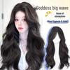 Women's Long Wavy Wig - Natural Fall/Winter Look, Middle Part, Full Coverage