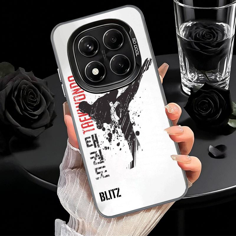 Taekwondo Kungfu Desgin Soft Phone Case for Xiaomi Redmi Note 13 14 15 Pro Plus 12S 12 11S 11 11T 10S 10 Shockproof Cover Back S