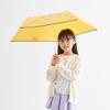 Estaa Kids Folding Umbrella with Transparent Window Umbrella Windproof for Children Boys Girls Plain Reflective Tape Reflective Finger Resistant Rib