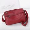 Women's Top-Grain Cowhide Leather Shoulder Bag Spacious Minimalist Crossbody for Effortless Commuting Tote with Adjustable Strap