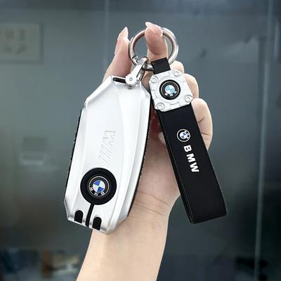 Car Key Case Cover Shell For I7 X7 G07 5 7 Series iX X1 X5 G70 G09 XM U06 G81 M3 Protected Fob Accessories