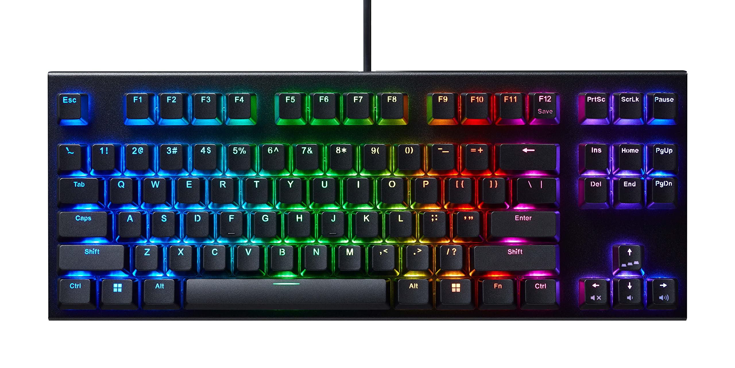 

REALFORCE Rapid Trigger Topure TKL Capacitive Contactless Fastest Windows English Made in 87 X1UD11 Fantasy XIV Recommended Keyboard, GX1, Quiet, 45g, чорний