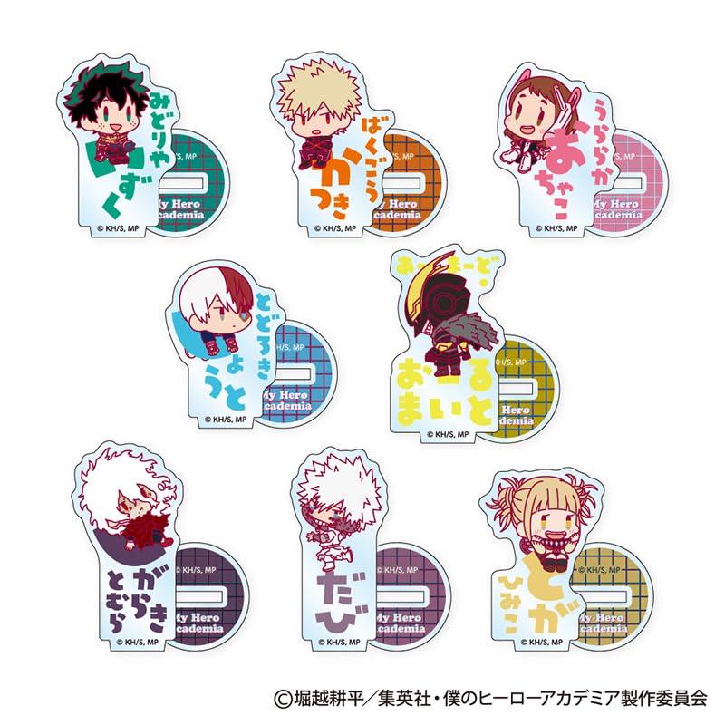

XEBEC My Hero Academia Name Mini Acrylic Stand 1 BOX W34 x H51mm Acrylic Pitan-ko Approx.
