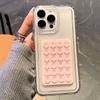 3D Suction Cup Transparent Phone Case For iPhone 17 16 Pro Max 16E 15 14 13 12 11 Pro Max 16 15 Plus 17Air Shockproof Soft Cover