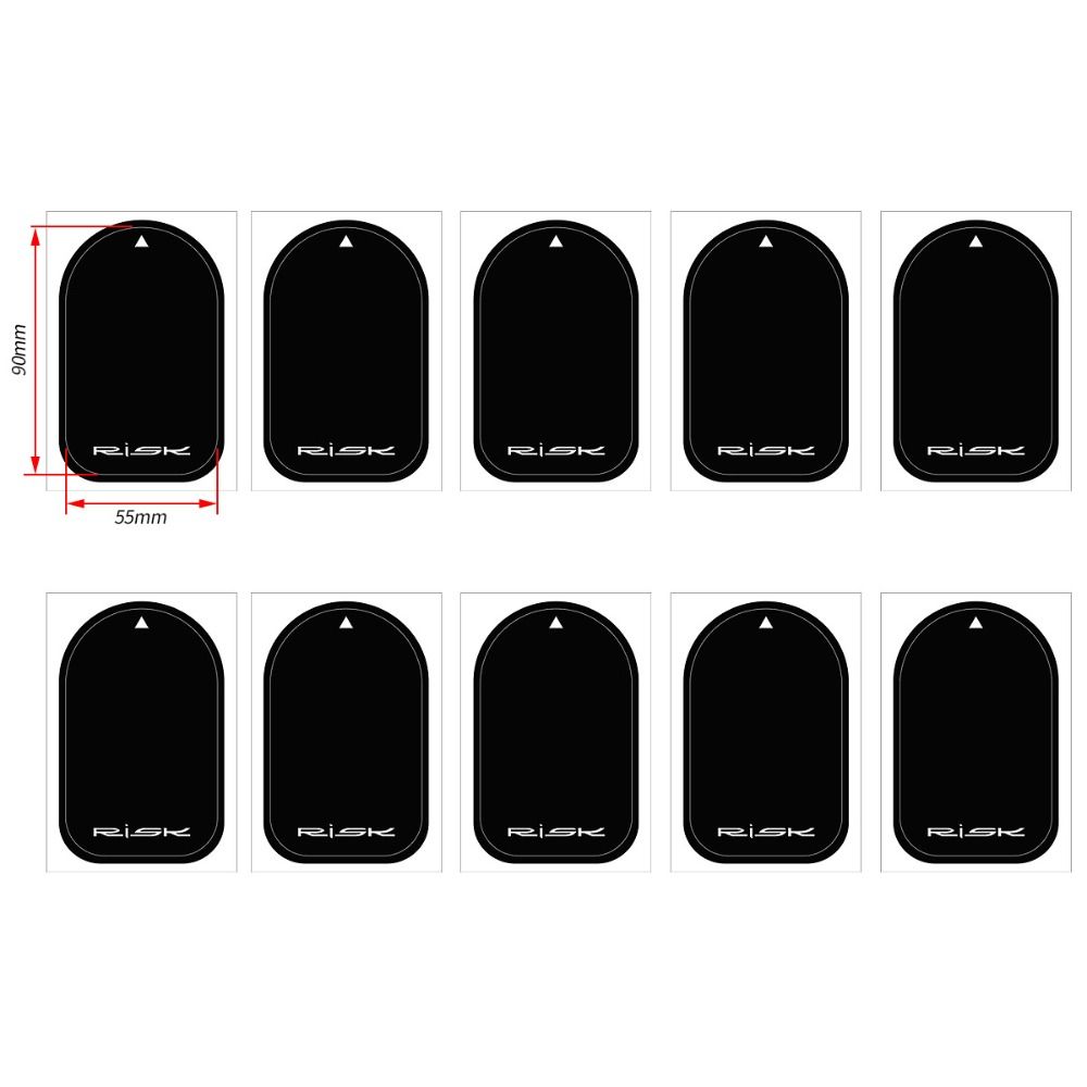 10pcs Aero Wheelset Sticker Protective Presta Valve Sticker Track Wheel Sticker  Cycling Gear