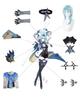 [Excellent Quality] Eula Lawrence Cosplay Costume with Wig, Knights of Favor, Genshin Impact, Adult Costume, School Festival, Event, Stage Outfit (Eul