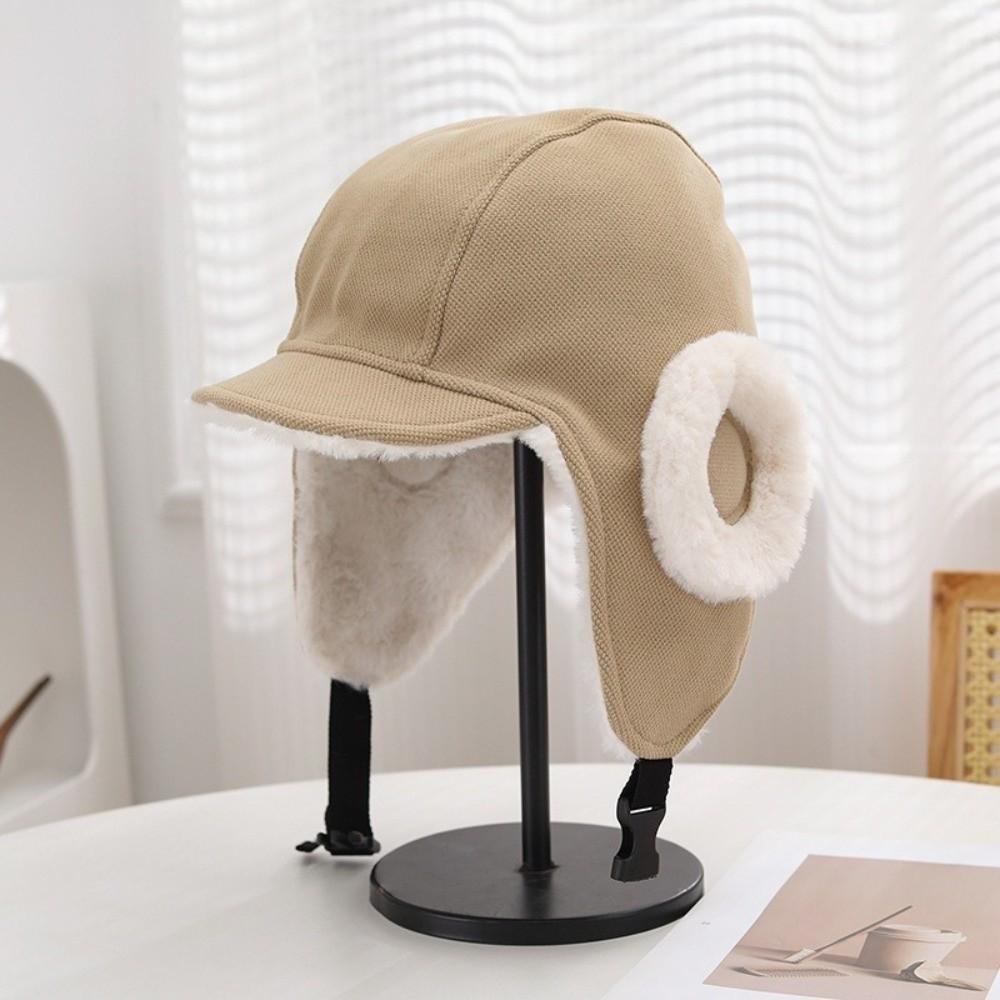 Ear Protection Bomber Hat Plush Ski Earflap Bonnet Fashion Lei Feng Hat  for Men Women