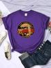 San Francisco California Vintage School Bus T-Shirts Women Street Hip Hop Short Sleeves Summer Breathable Tshirt Soft Casual Tee