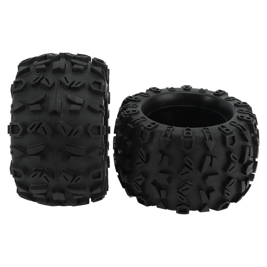 2Pcs RC Car Rubber Tire Replacement Strong Grip 170mm Diameter RC Rubber Tires for ZD Racing 08427 1 8 RC Car