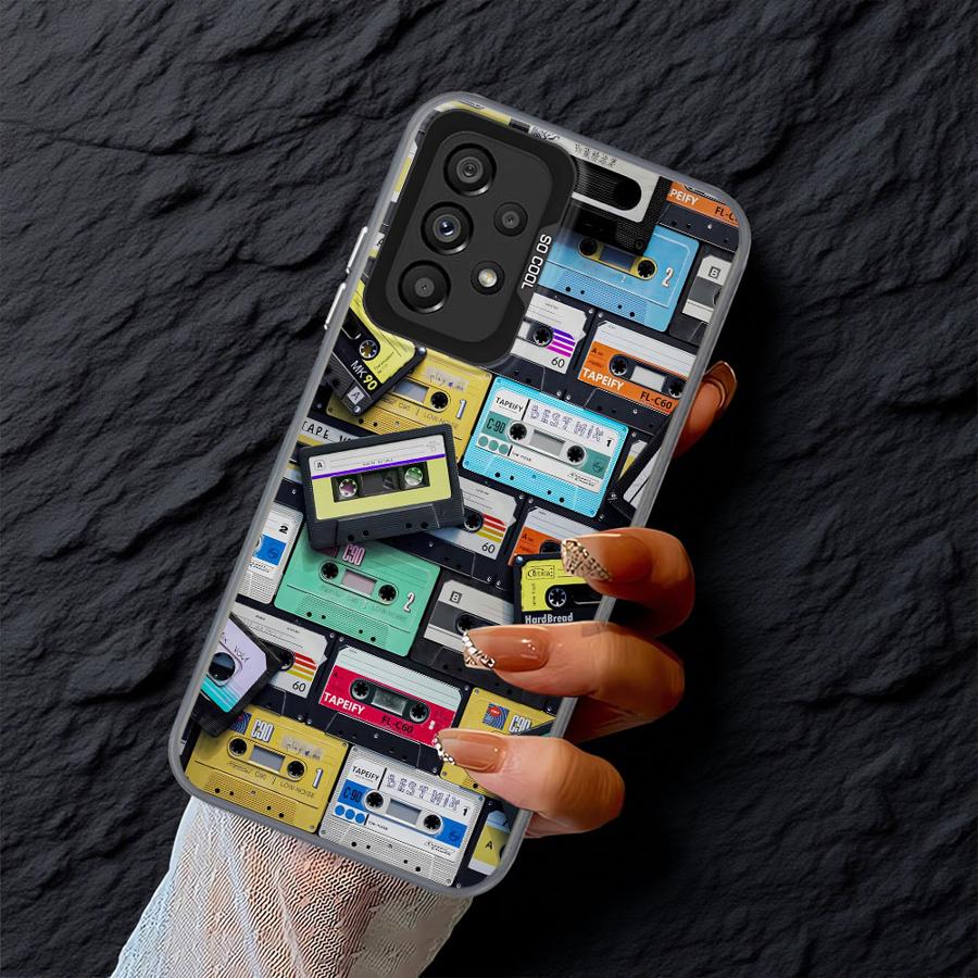 Soft Shell Phone Case For Samsung For Galaxy A32 A24 A13 A22 A25 A14 A23 A16 A34 A12 A15 Lucky Tape Pattern