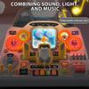 Interactive Airplane Cockpit Toy Realistic Control Panel Pretend Play With Light & Sound Educational Toy For Kids Boys Girls