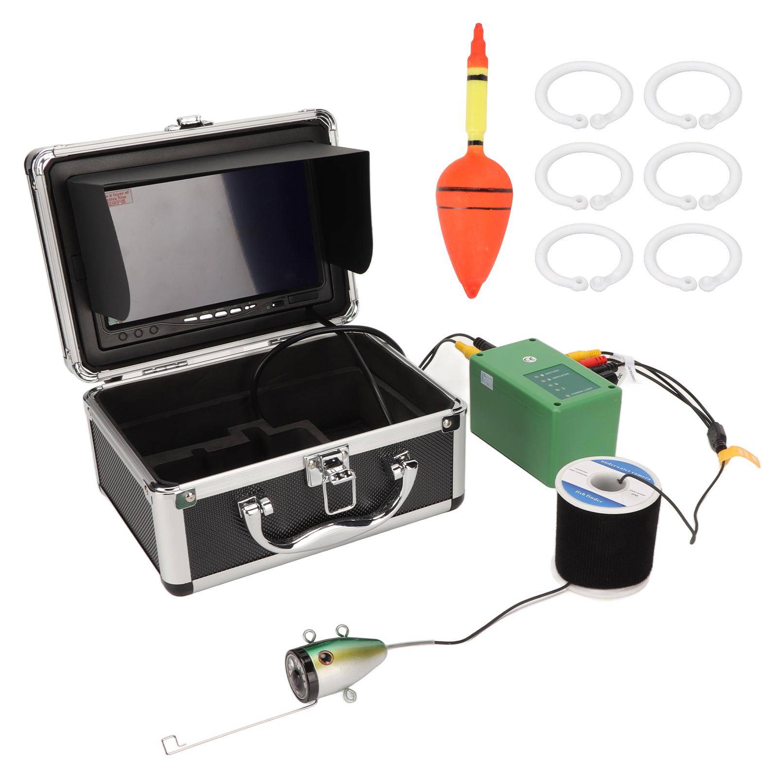 

Подводная камера для рыбалки 1000TVL с дисплеем глубины и температуры, 7-дюймовым ЖК-экраном, водонепроницаемая портативная US Plug