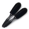 Car Tire Cleaning Brush Angled Spoke Brush Round Wheel Brush for Rim Wheel Cleaning Soft Bristles Non-Scratch Ergonomic Handle Automotive Cleaning